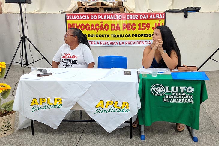 Rede Estadual: Assembleia da Regional Serrana reúne categoria em Amargosa