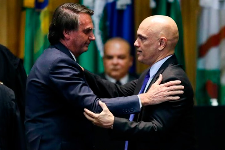 Moraes marca degola de Bolsonaro dia 22 em alusão ao número do partido do ex-presidente