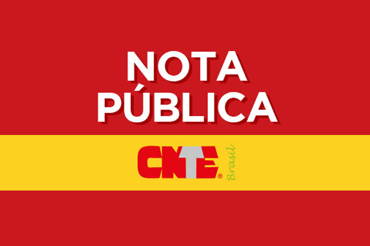 Nota da CNTE: Aulas presenciais somente com segurança e responsabilidade estatal