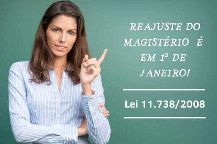 Reajuste do piso do professor(a) é de 14,94% em 2023